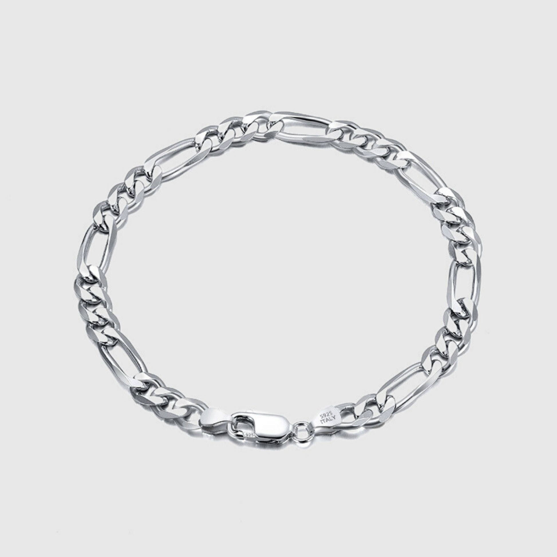 FIGARO BRACELET 5mm (SILVER) - Zesty Craft