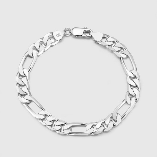 FIGARO BRACELET 6.5mm (SILVER) - Zesty Craft