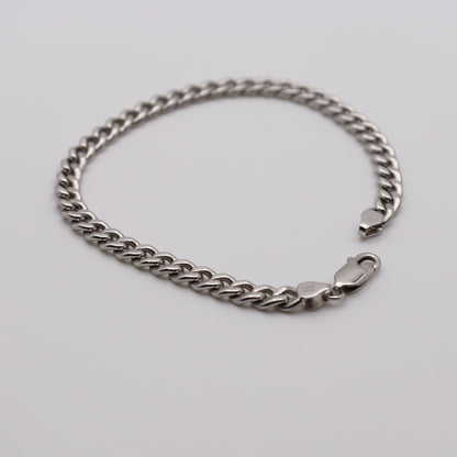 CUBAN LINK BRACELET 5mm (SILVER)