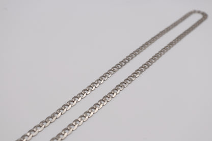 CURB LINK CHAIN 5mm (SILVER)